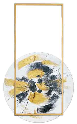 Yellow & Black Rounds II