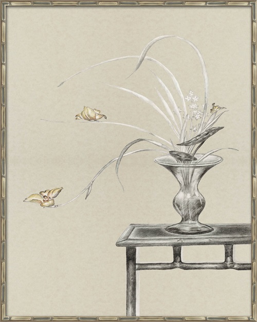 Botanical Sketch Black & White II