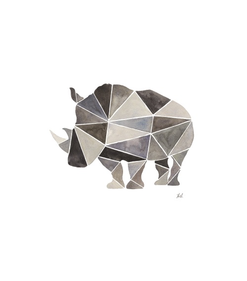 Graphic Combination of Animals VII